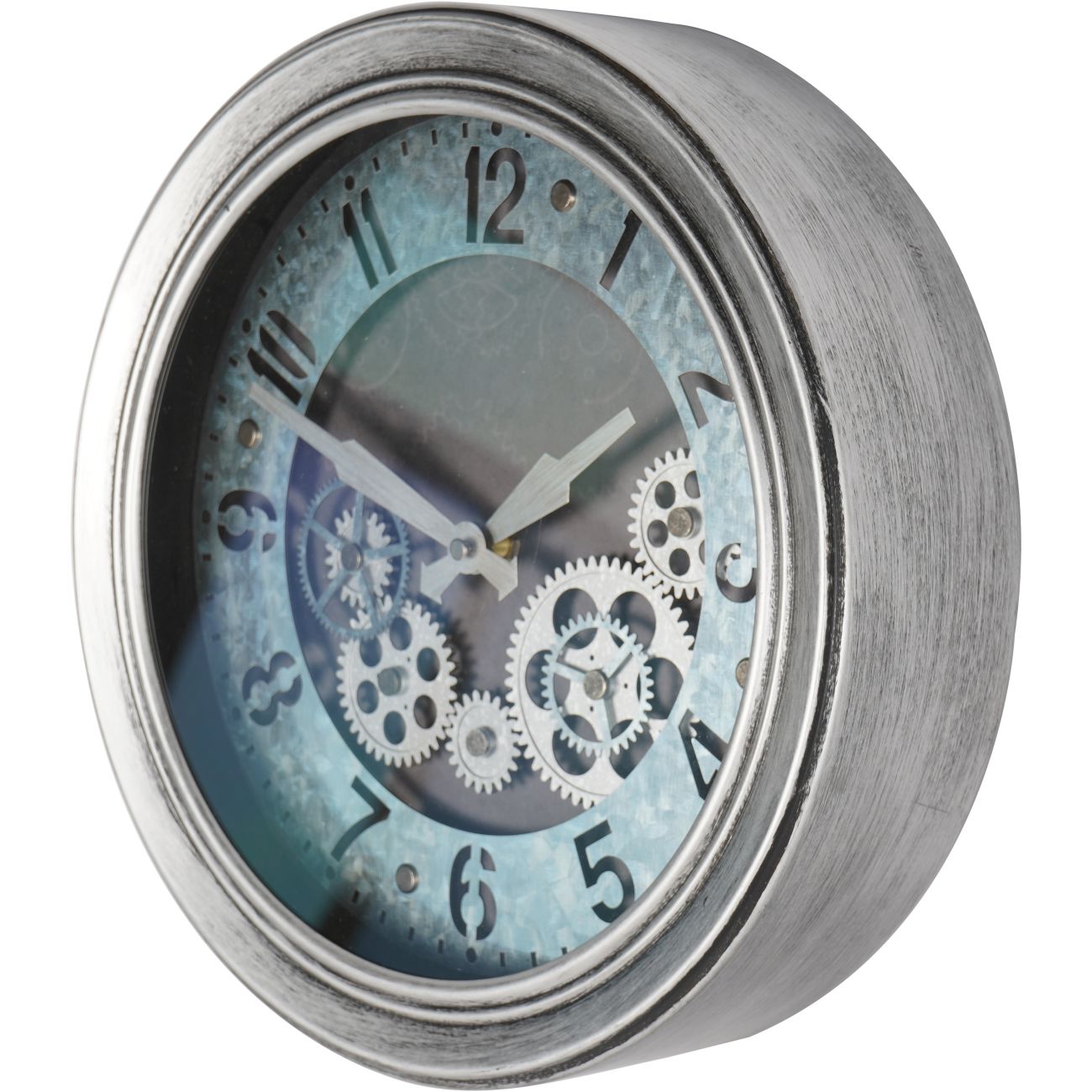 Palladium Antique Silver Mini Dials Wall Clock